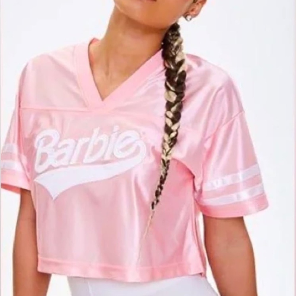 Barbie Forever 21 Cropped Jersey